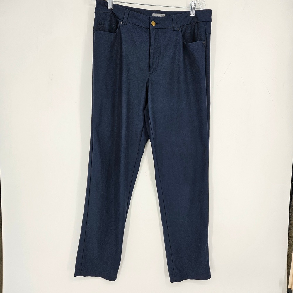 VRST Pants Mens 35x34 Blue Commuter Limitless Performance Slim Fit Chino Casual